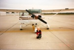 Tanner got to go flying on his 5th Birthday 1997