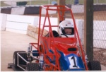 Tanner's first quarter midget race  - CCQMA 2004