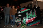 Tanner & Easton Pierce, Rice Lake, WI, winner of the "Design Tanner's Hood Contest" at Rockford Speedway